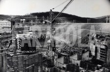 Foto vintage Russia, Centrale idroelettrica, 1972, stampa 24x18 cm