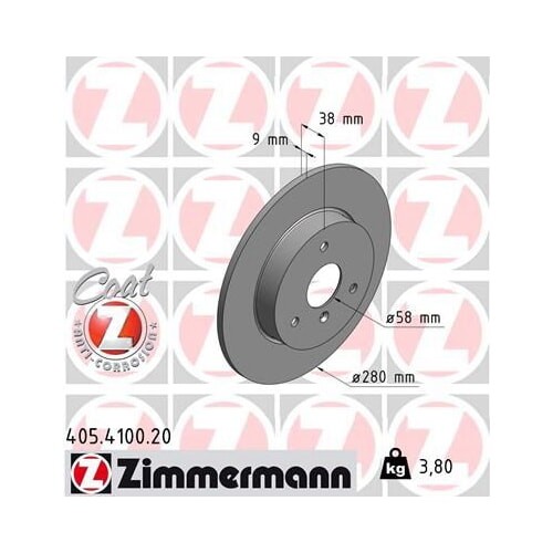 Dischi freno zimmermann ø - dischi,