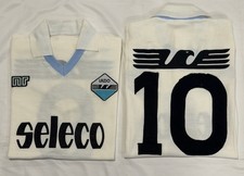 maglia Bianca LAZIO SELECO N°10  Vincenzo D’Amico 1982/83 Calcio Vintage Lanetta
