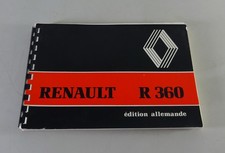 Manuale / Guida Renault Camion R 360 Anno 1982