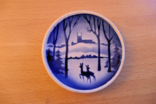 Mini piatto scena natalizia