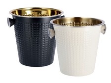 1 Pezzo Secchiello Ghiaccio Champagne 21,5 x 21 cm 2 Colori