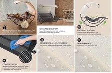 Blumfeldt Divano a Dondolo Big Easy  Sdraio Poltrona Letto Matrimoniale 