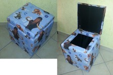 POUF PUF CUBO BAULE PANCA