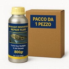 Rinnova Ripristino Fanali Ricarica 800gr Polimero Liquido lucidatura fari Auto
