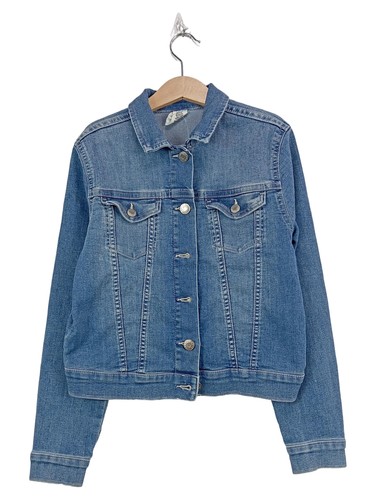 Giacca jeans bambina blu - giacca,