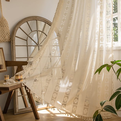 Tende boho beige per - tende,