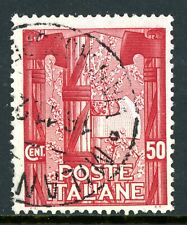 Italia 1923 Marcia dei Fascisti 50¢ Marrone Carmine Scott #161 VFU R458