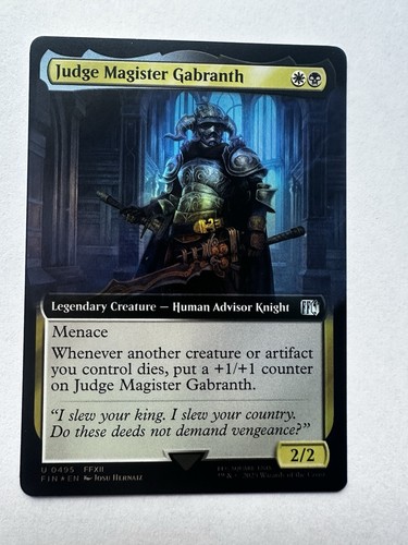 Judge magister gabranth 495 - judge, #495