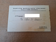 CARTOLINA PARTITO SOCIALISTA