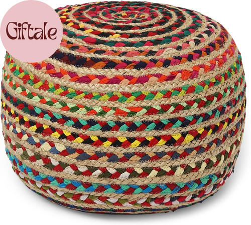 Pouf rotondo ottomano - ·,