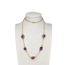 Collana 27" Ametista Viola