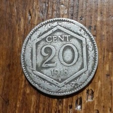 20 Centesimi Di Lira Anno 1918