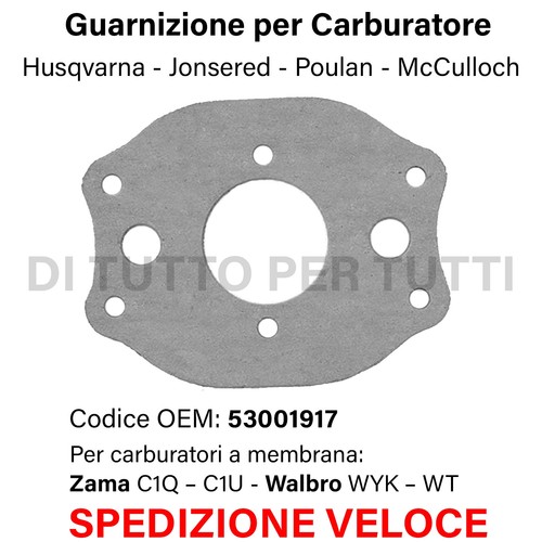Guarnizione per carburatore