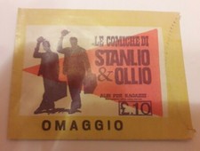 BUSTINA FIGURINE LE COMICHE DI STANLIO E OLLIO EDISPORT PIENA E SIGILLATA 