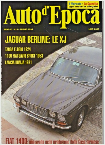 Auto epoca giugno 1994 - auto,