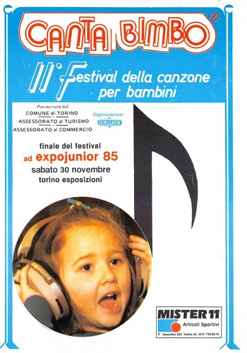 37d cartolina canta - cartolina, bimbo