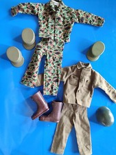 GI Joe 2 divise militari - cap - elmetto - stivali tutto originale 1964