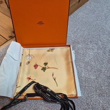 Sciarpa Hermes 90 cm Fleurs et