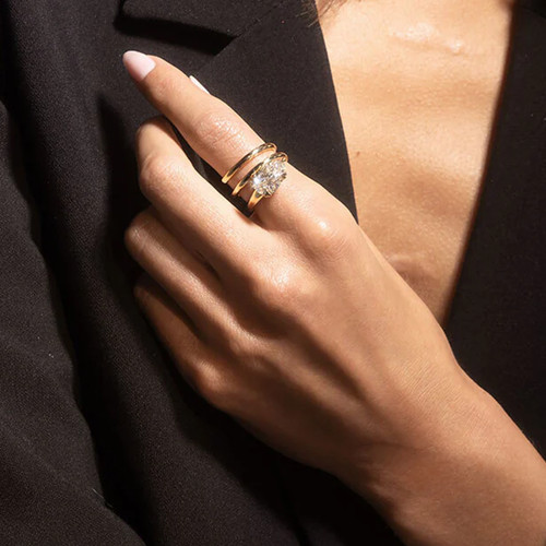 Anello fidanzamento con - anello,