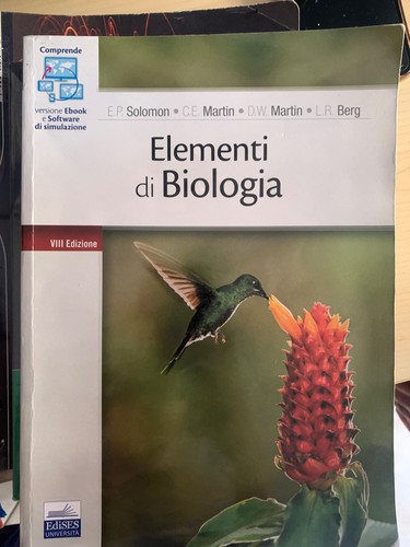 Libro elementi biologia - libro, di