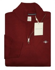 Maglione mezza zip Gant rosso