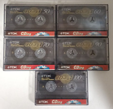 Lotto 5x TDK CDing 50 60 70 90