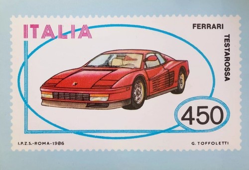 Cartolina poste 1986 - poste,