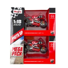 Set Modellini Moto GP Maisto 1/18 Ducati Desmosedici GP 2023 Team Lenovo #1 F...