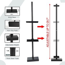 Cavalletto espositore in metallo per quadri insegne opere d'arte regolabile fino