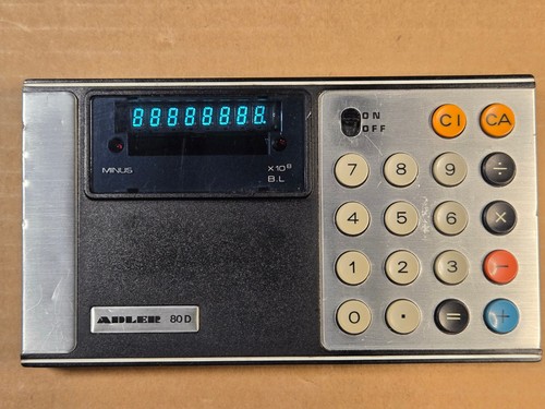 Calcolatrice adler 80d - 80d, vintage