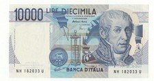 10000 LIRE VOLTA DECR 1984