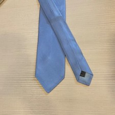 Cravatta uomo seta celeste