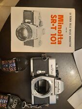 macchine fotografiche (2) Minolta SRT 101 CLC con obiettivi Rokkor e Hanimex