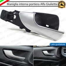 MANIGLIA INTERNA ANTERIORE LATO GUIDATORE ALFA ROMEO GIULIETTA CROMATA SATINATA