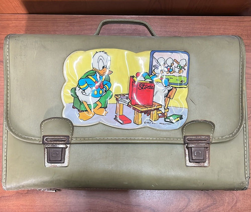 Cartella scuola vintage verde - scuola,