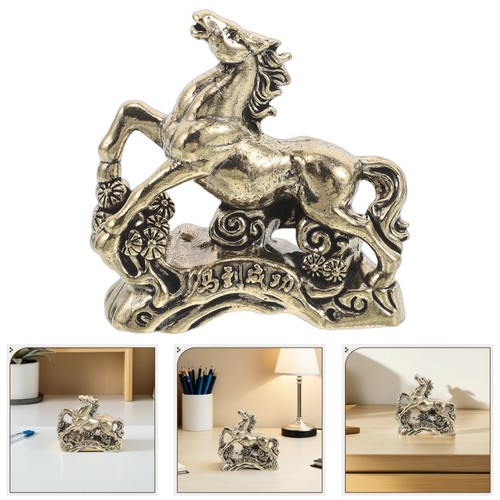 Ornamento cavallo ottone - ornamento,