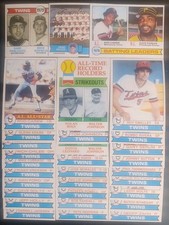 1979 TOPPS MASTER TEAM SET 31/31 MINNESOTA TWINS CAREW HOF JOHNSON QUASI NUOVO/MT 06032