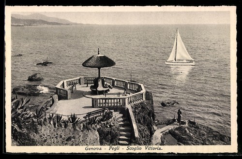 Cartolina pegli genova - cartolina, pegli/genova
