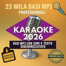 23.000 Basi per KARAOKE MP3