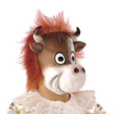 MASCHERA MUCCA CON CAPELLI