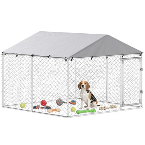 Pawhut kennel gabbia per - gabbia, cani