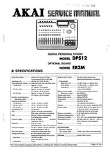 Manuale di servizio - Manuale di servizio per Akai DPS-12,EB-2 M 