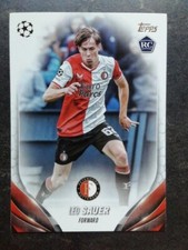 2023-24 Topps UEFA UCC Flagship Feyenoord Rotterdam Leo Sauer RC 129 Rookie 