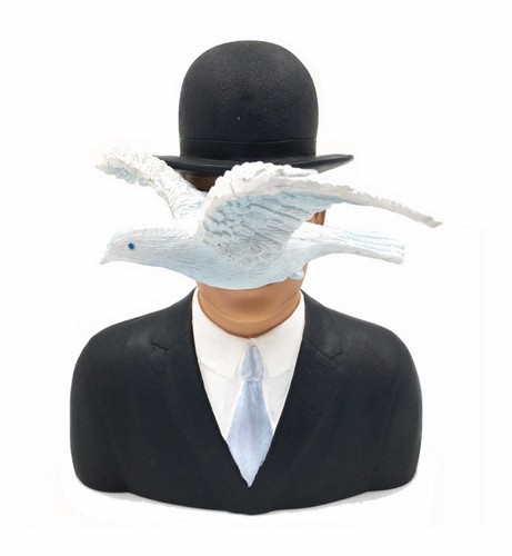 Rene magritte uomo - in, cappello