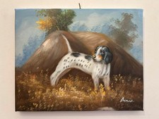 Dipinto Olio su Tela 26X21 cm Quadro firmato.