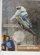 advertising Pubblicità-STIVALI  MOTO ALPINESTARS MOTOCROSS 1976  JAROSLAV FALTA