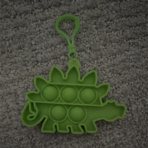 Green dinosaur pop tactile - dinosaur, pop-it