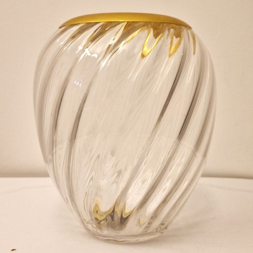 Vaso cristallo con - in,