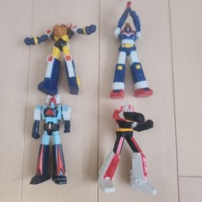 Set di 4 figure robot Gashapon - Daltanious, Voltus V, Danguard A, Daimos